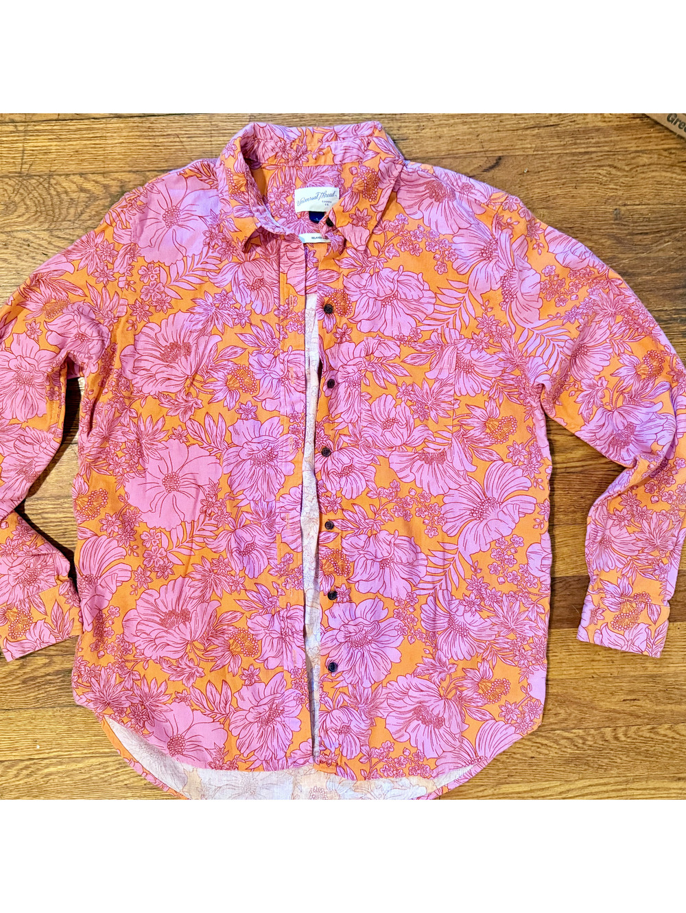Universal Thread Women's Floral Button-Up Shirt Size Small
